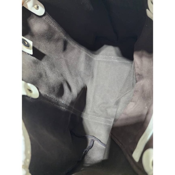 Authentic GUCCI GG Coated Canvas Joy Medium Tote Bag Beige/White - Picture 14 of 16